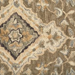 Feizy Remington Ornamental I8031 Green Area Rug