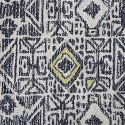 Feizy Arazad Geometric 8447F Grey Area Rug