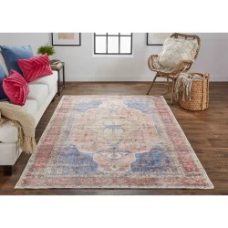 Feizy Percy Distressed 39APF Tan Area Rug