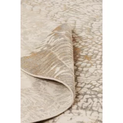 Alternative view of Feizy Parker Distressed 3702F Ivory Area Rug