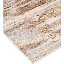 Alternative view of Feizy Parker Distressed 3705F Ivory Area Rug