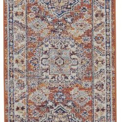 Alternative view of Feizy Bellini Medallion I3136 Orange Area Rug