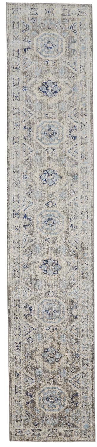 Feizy Bellini Medallion I3137 Blue Area Rug - Image 2