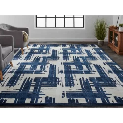 Feizy Remmy Print 3808F Ivory Area Rug