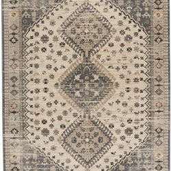 Alternative view of Feizy Greyson Distressed 3577F Grey Area Rug