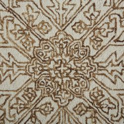 Feizy Belfort Medallion 8778F Brown Area Rug