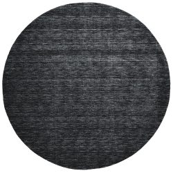 Alternative view of Feizy Luna Solid Color 8049F Black Area Rug