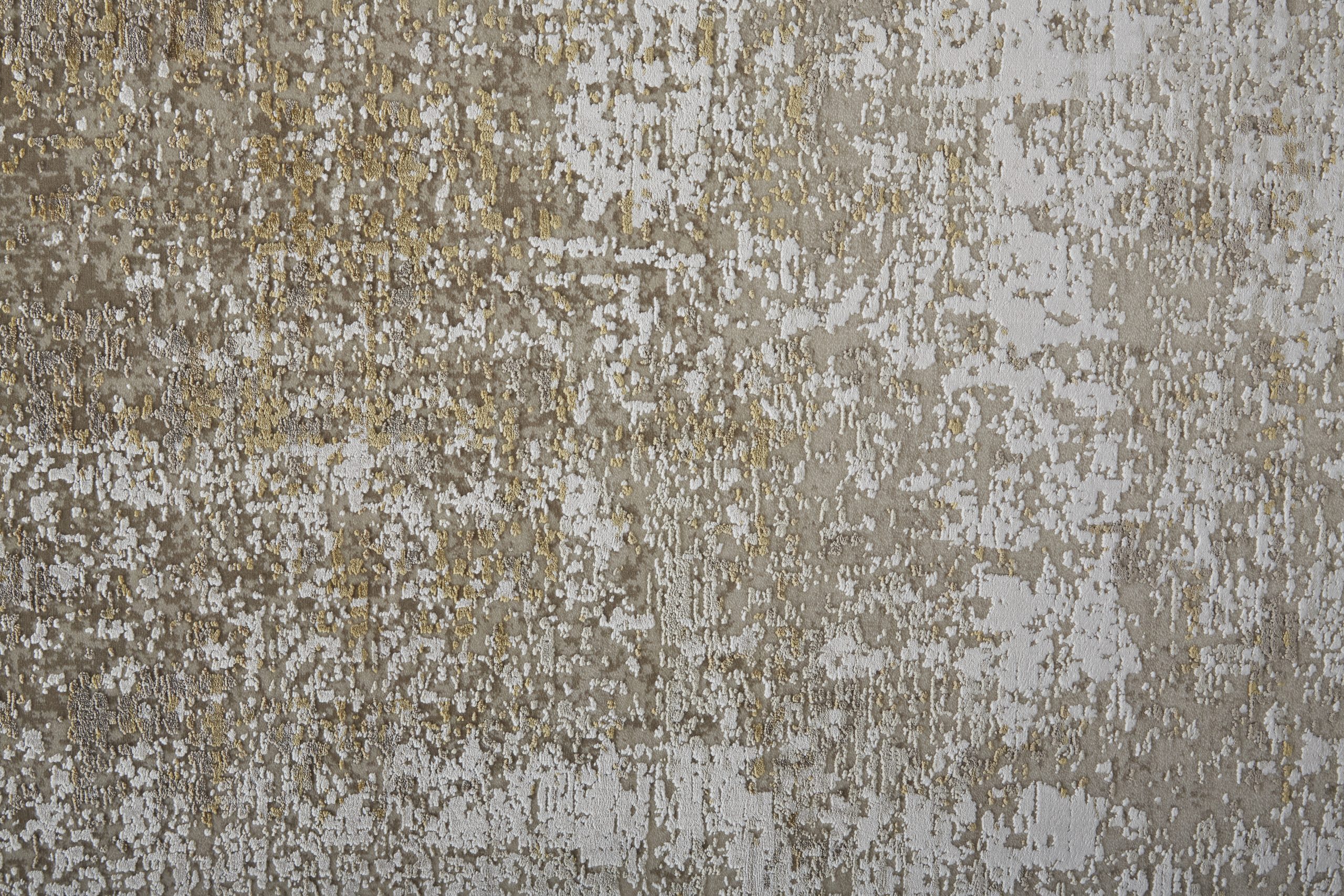 Feizy Cadiz Abstract 39FWF Taupe Area Rug