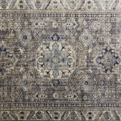 Feizy Bellini Medallion I3136 Grey Area Rug