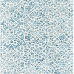 Alternative view of Feizy Rhett Mosaic I8068 Blue Area Rug