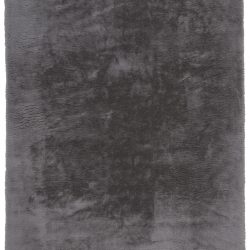 Alternative view of Feizy Luxe Velour Solid Color 4506F Grey Area Rug
