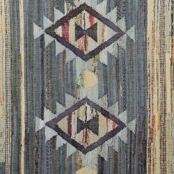 Feizy Ezra Ii Diamond I0758 Blue Area Rug