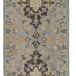 Alternative view of Feizy Remington Medallion I8030 Blue Area Rug