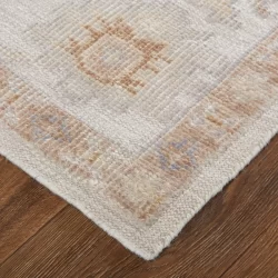 Alternative view of Feizy Wendover Ornamental 6847F Grey Area Rug