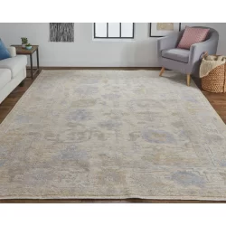 Feizy Wendover Ornamental 6862F Tan Area Rug