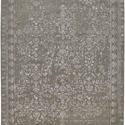 Alternative view of Feizy Bella Ornamental 8014F Grey Area Rug