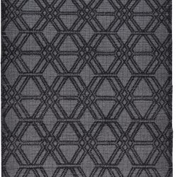 Alternative view of Feizy Phoenix Geometric 0807F Grey Area Rug