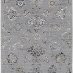 Alternative view of Feizy Macklaine Ornamental 39FQF Grey Area Rug