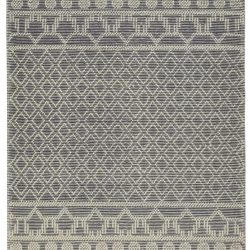 Alternative view of Feizy Phoenix Geometric 0809F Grey Area Rug