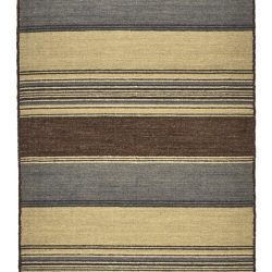 Alternative view of Feizy Silva Stripes I0498 Brown Area Rug