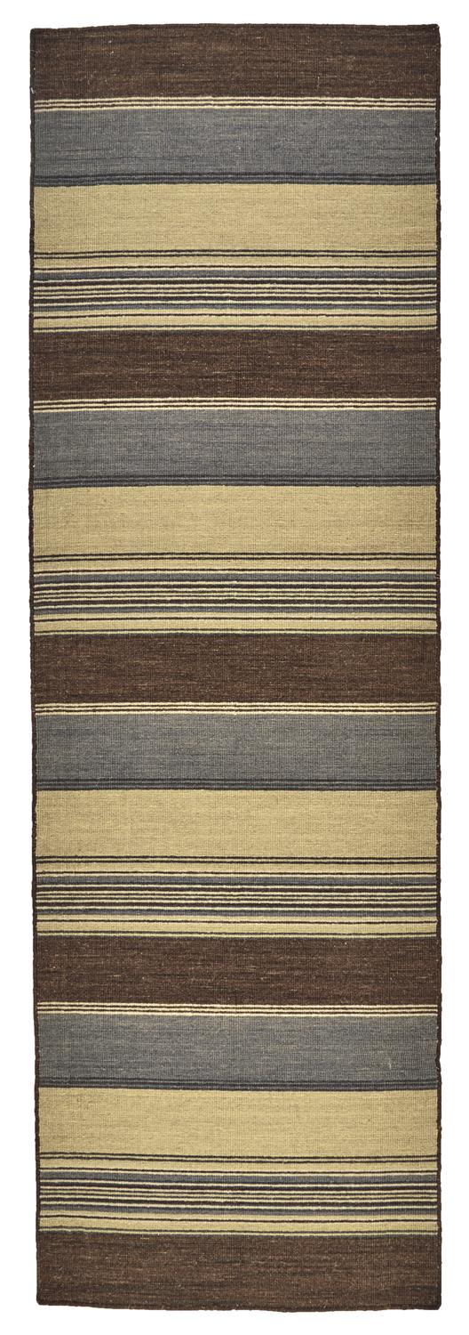 Feizy Silva Stripes I0498 Brown Area Rug - Image 2