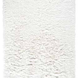 Feizy Harlington Solid Color 4127F White Area Rug
