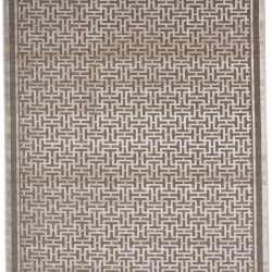 Alternative view of Feizy Saphir Zam Maze 3097F Taupe Area Rug