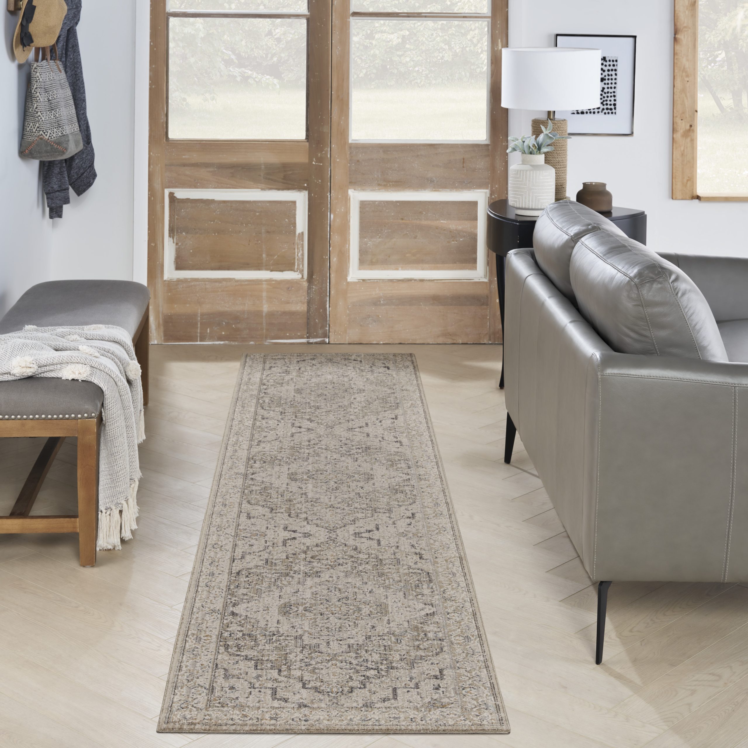 Nourison Lynx LNX04 Ivory Taupe Area Rug