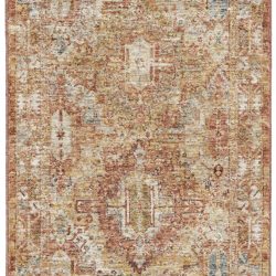 Alternative view of Nourison Sahar SHR01 Rust Area Rug