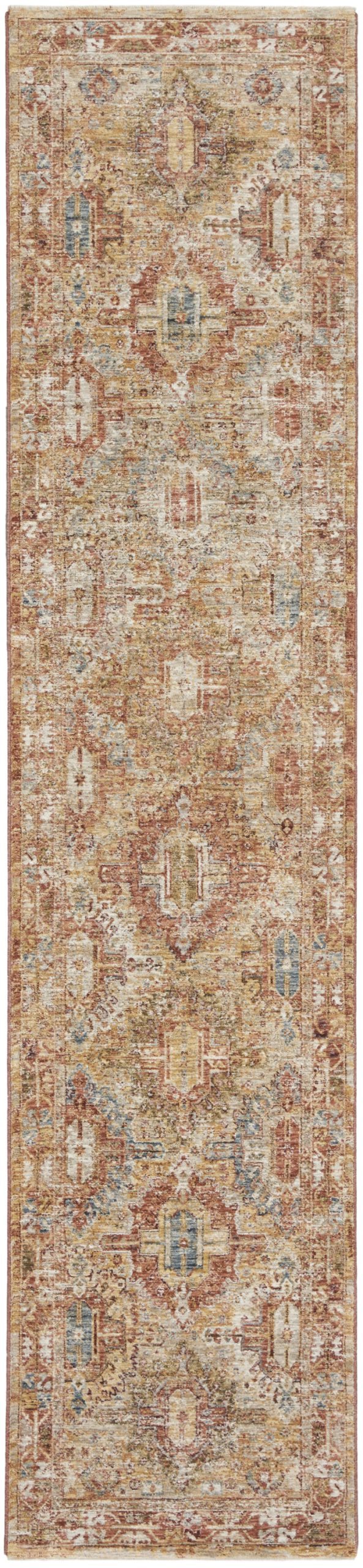 Nourison Sahar SHR01 Rust Area Rug - Image 2