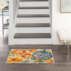 Nourison Allur ALR07 Ivory Multicolor Area Rug