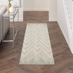 Nourison Interlock ITL04 Teal Area Rug