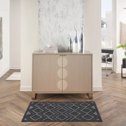 Nourison Versatile NRV01 Charcoal Area Rug