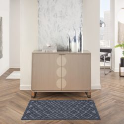 Nourison Versatile NRV01 Navy Blue Area Rug
