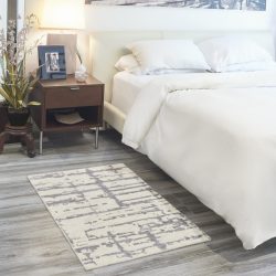 Nourison Luna LUN02 Ivory Grey Area Rug