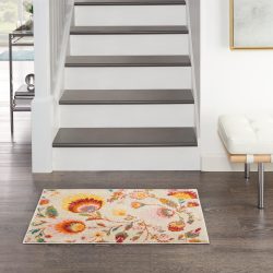 Nourison Allur ALR08 Ivory Multicolor Area Rug
