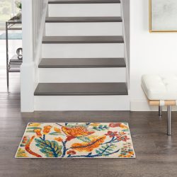Nourison Allur ALR09 Ivory Multicolor Area Rug