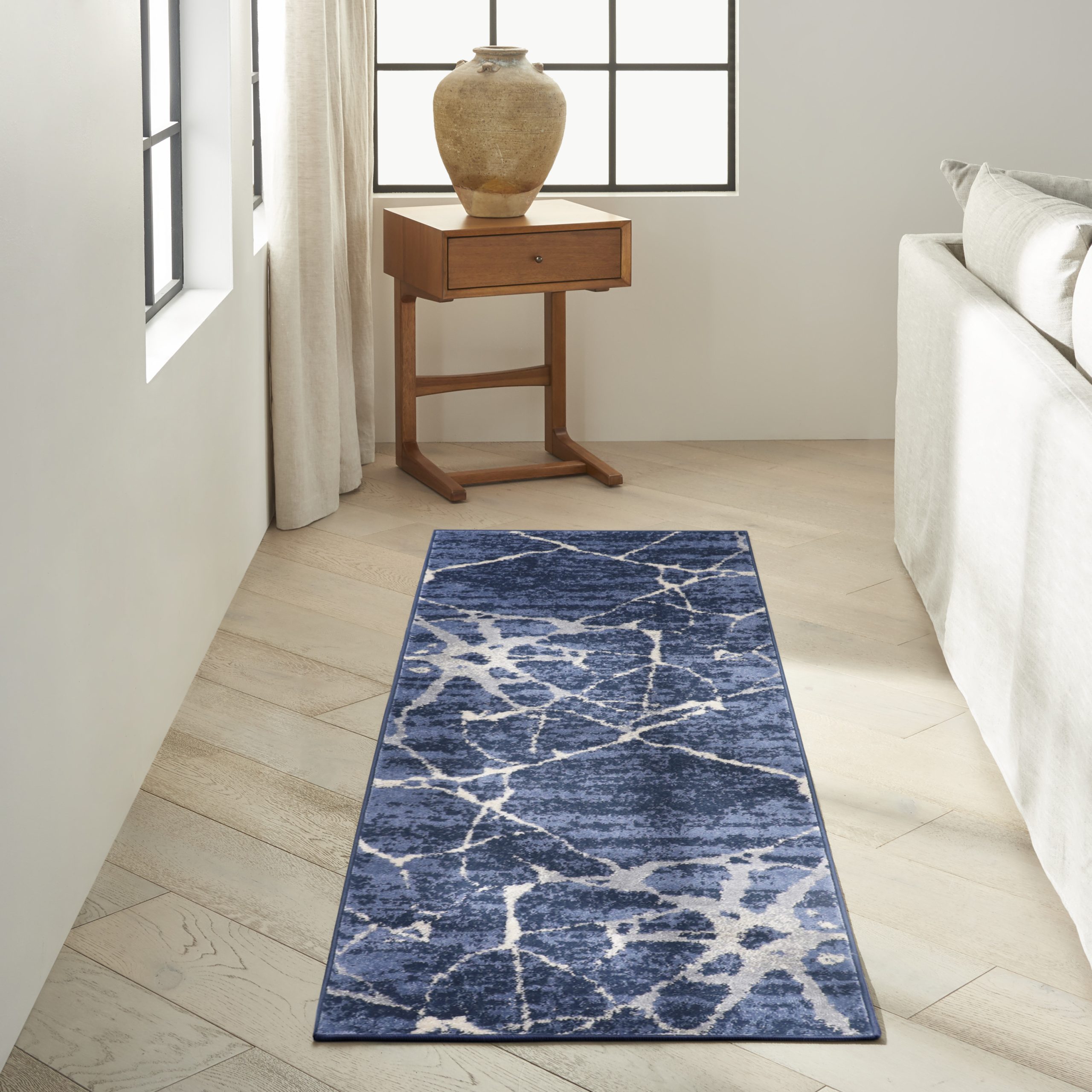 Calvin Klein River Flow RFV05 Blue Area Rug