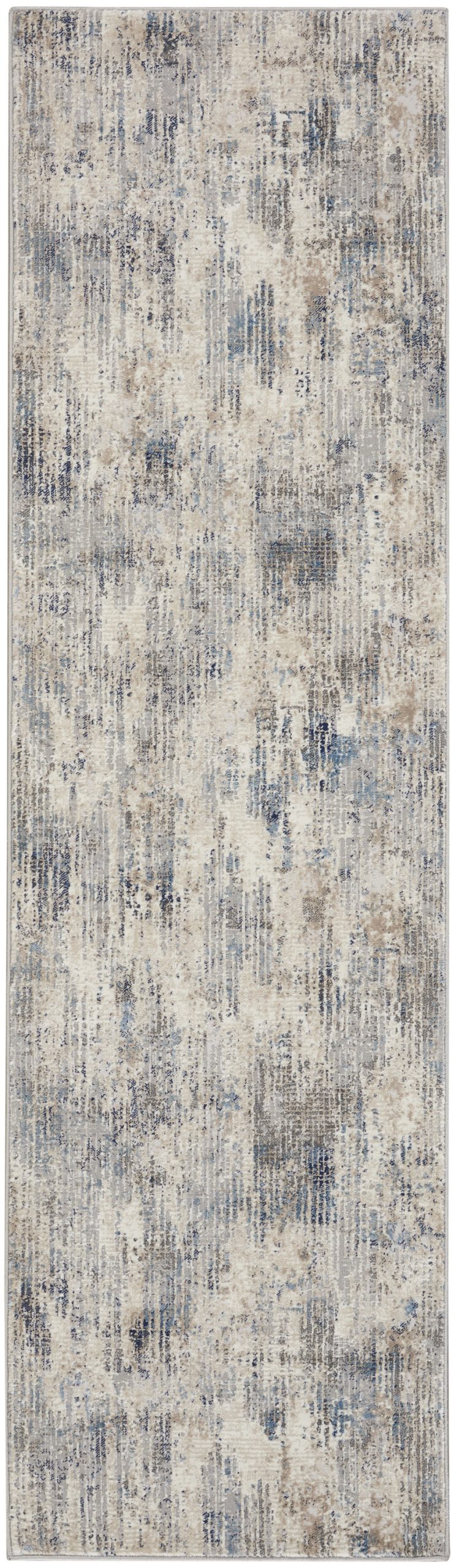 Calvin Klein CK022 Infinity IFN04 Ivory Grey Blue Area Rug - Image 2