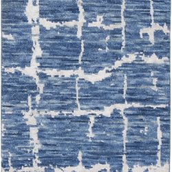 Alternative view of Nourison Luna LUN02 Blue Silver Area Rug