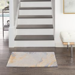 Nourison Prismatic PRS28 Grey Area Rug