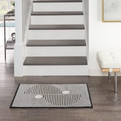 Nourison Modern Passion MDP02 Grey Area Rug