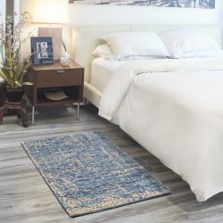Nourison Luna LUN01 Dark Blue Mocha Area Rug
