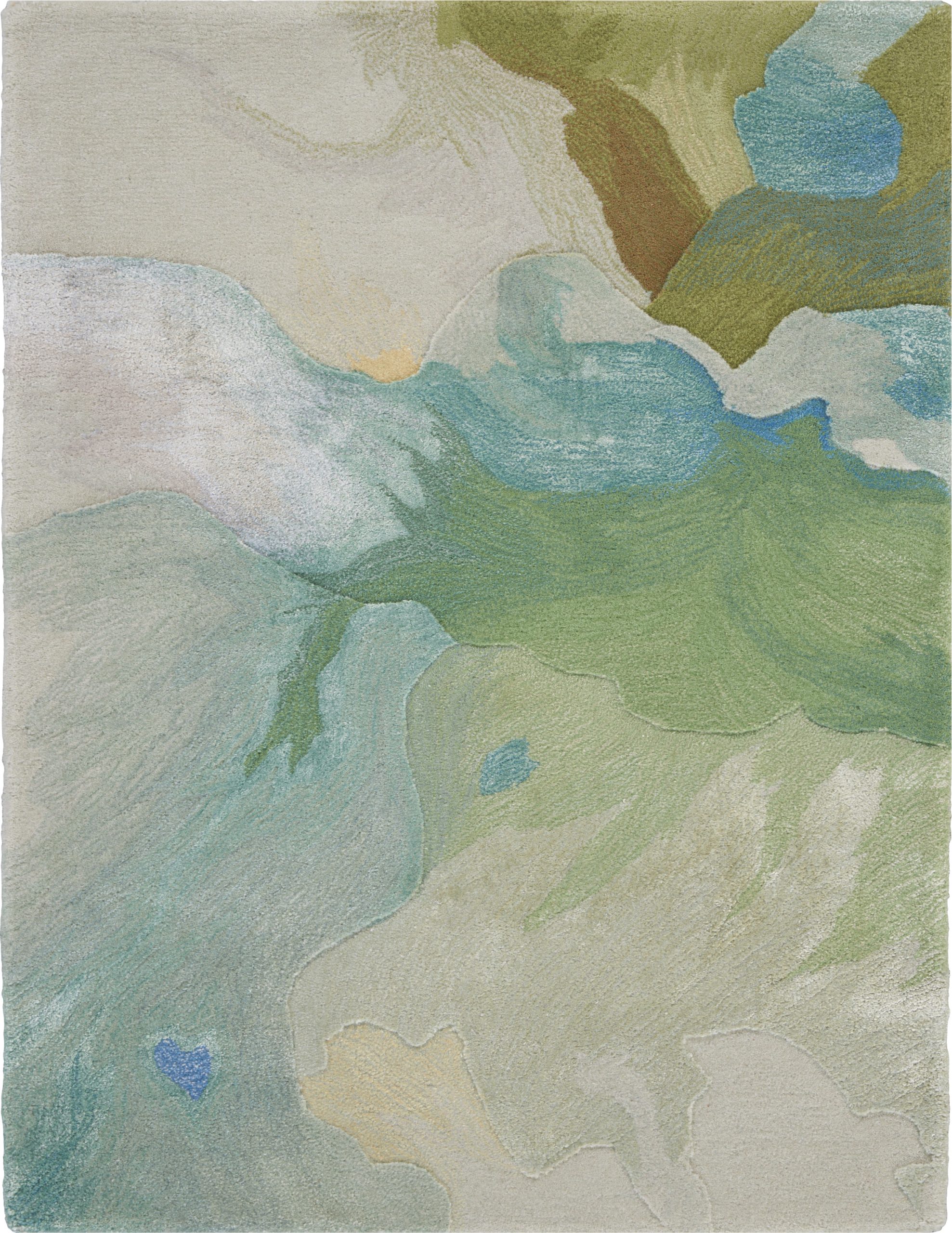 Nourison Prismatic PRS16 Seafoam Area Rug - Image 2