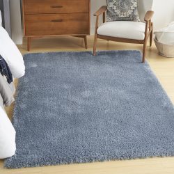 Nourison Dreamy Shag DRS05 Light Blue Area Rug