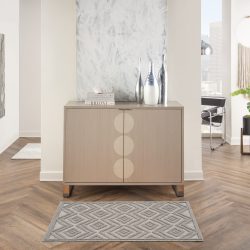 Nourison Versatile NRV01 Silver Grey Area Rug