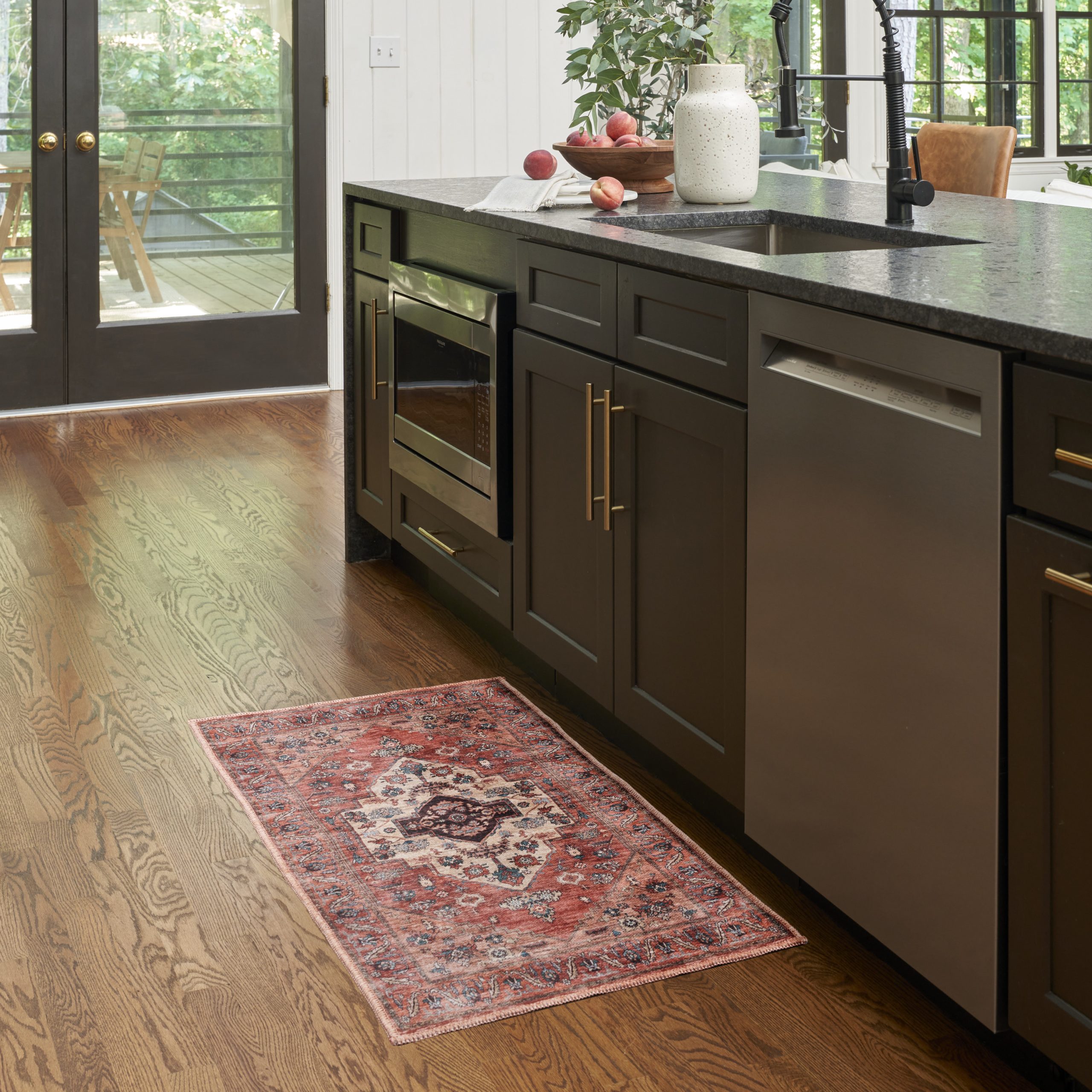 Nourison Grand Washables GRW03 Rust Multicolor Area Rug