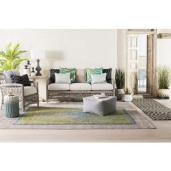 Surya Alfresco ALF-9639 Black Area Rug