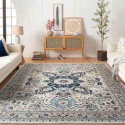 Alternative view of Surya Athens AHN-2309 Charcoal Area Rug
