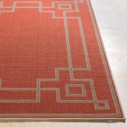 Alternative view of Surya Alfresco ALF-9631 Brick Red Area Rug